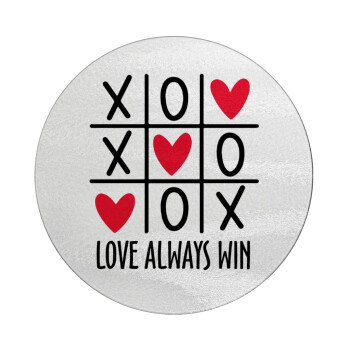Love always win, Επιφάνεια κοπής γυάλινη στρογγυλή (30cm)