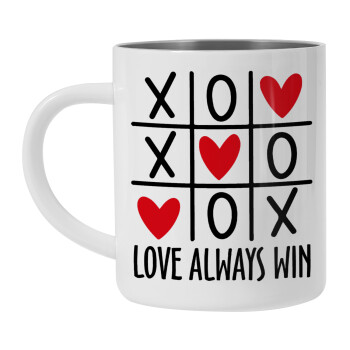 Love always win, Κούπα Ανοξείδωτη διπλού τοιχώματος 450ml