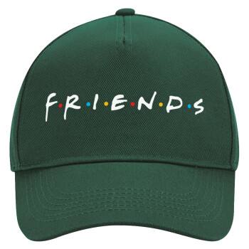 Friends, Adult Ultimate Hat GREEN, (100% COTTON DRILL, ADULT, UNISEX, ONE SIZE)