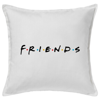 Friends, Sofa cushion White 50x50cm includes filling