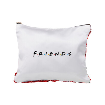 Friends, Red sequin cosmetic bag