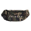 Unisex waist bag (banana) in Jungle camouflage color with 2 pockets