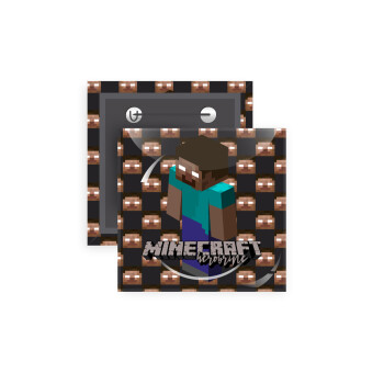 Minecraft herobrine, Κονκάρδα παραμάνα τετράγωνη 5x5cm