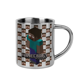 Minecraft herobrine, Mug Stainless steel double wall 300ml