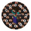 Wooden wall clock (20cm)