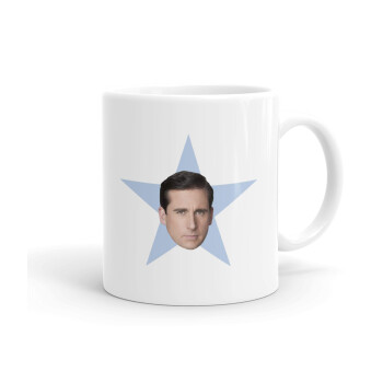 michael the office star, Ceramic coffee mug, 330ml (1pcs)