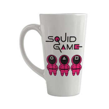 The squid game characters, Κούπα κωνική Latte Μεγάλη, κεραμική, 450ml