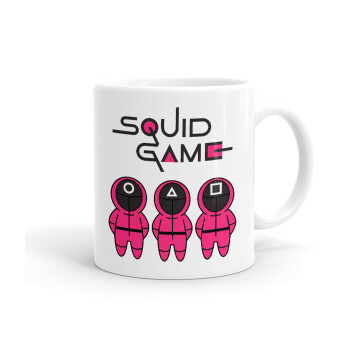The squid game characters, Ceramic coffee mug, 330ml (1pcs)