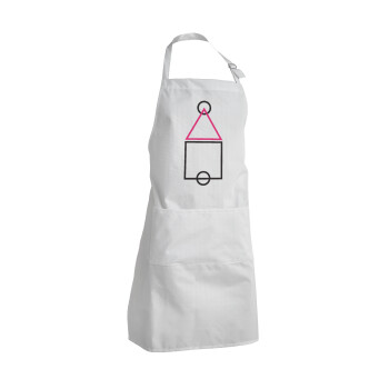 The squid game ojingeo, Adult Chef Apron (with sliders and 2 pockets)