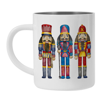 Christmas Nutcrackers, Mug Stainless steel double wall 450ml