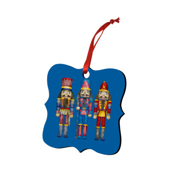 Christmas Nutcrackers, Christmas ornament polygon wooden 7.5cm