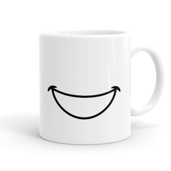 Big Smile, Ceramic coffee mug, 330ml (1pcs)