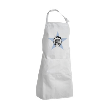 The office star CUSTOM, Adult Chef Apron (with sliders and 2 pockets)