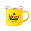 Yellow Enamel Metallic Cup 360ml