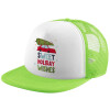 Adult Soft Trucker Hat with Mesh GREEN/WHITE (POLYESTER, ADULT, ONE SIZE)