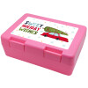 Children's cookie container PINK 185x128x65mm (BPA free plastic)