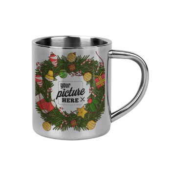PHOTO Christmas twitch, Mug Stainless steel double wall 300ml