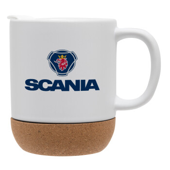 Scania, Ceramic coffee mug Cork (MAT), 330ml (1pcs)