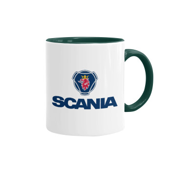 Scania, Mug colored green, ceramic, 330ml