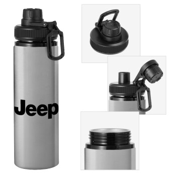 Jeep, Μεταλλικό παγούρι νερού με καπάκι ασφαλείας, αλουμινίου 850ml