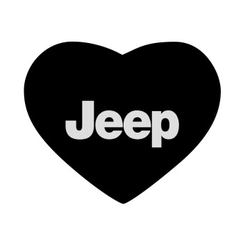 Jeep, Mousepad heart 23x20cm