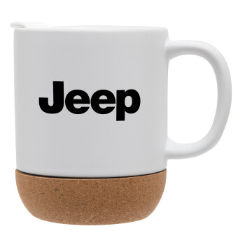 Jeep, Ceramic coffee mug Cork (MAT), 330ml (1pcs)