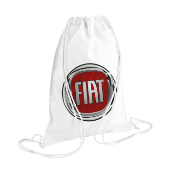 FIAT, Backpack pouch GYMBAG white (28x40cm)