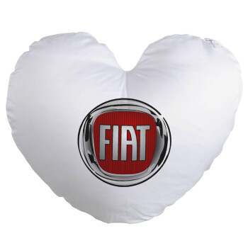 FIAT, Μαξιλάρι καναπέ καρδιά 40x40cm περιέχεται το  γέμισμα
