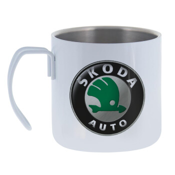 SKODA, Mug Stainless steel double wall 400ml