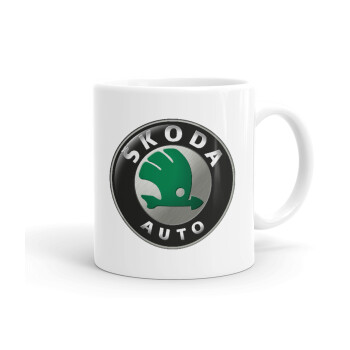 SKODA, Ceramic coffee mug, 330ml (1pcs)