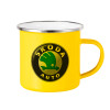 Yellow Enamel Metallic Cup 360ml