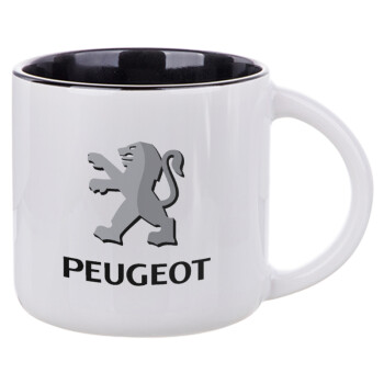 Peugeot, Κούπα κεραμική 400ml Λευκή/Μαύρη