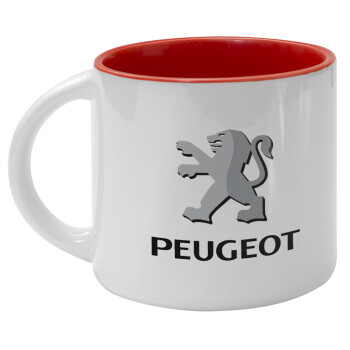 Peugeot, Κούπα κεραμική 400ml Λευκή/Κόκκινη