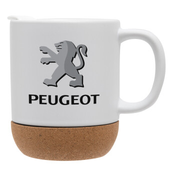 Peugeot, Ceramic coffee mug Cork (MAT), 330ml (1pcs)