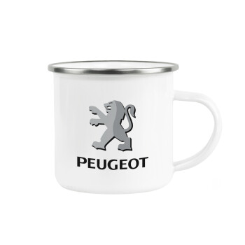 Peugeot, Κούπα Μεταλλική εμαγιέ λευκη 360ml