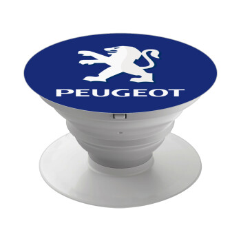 Peugeot, Phone Holders Stand  Λευκό Βάση Στήριξης Κινητού στο Χέρι