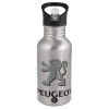 Metallic Silver with straw (500ml)