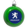 Green Christmas tree ornament bauble 8cm