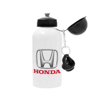 HONDA, Metal water bottle, White, aluminum 500ml