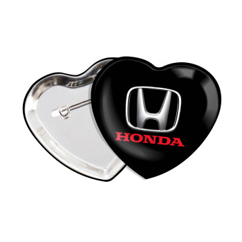 HONDA, Κονκάρδα παραμάνα καρδιά (57x52mm)