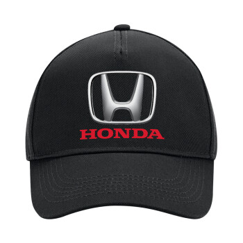 HONDA, Adult Ultimate Hat BLACK, (100% COTTON DRILL, ADULT, UNISEX, ONE SIZE)
