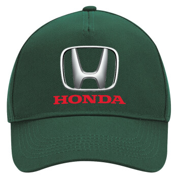 HONDA, Adult Ultimate Hat GREEN, (100% COTTON DRILL, ADULT, UNISEX, ONE SIZE)