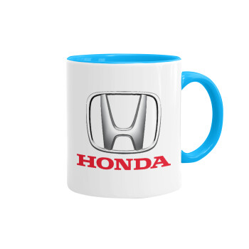 HONDA, Mug colored light blue, ceramic, 330ml