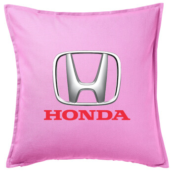 HONDA, Sofa cushion Pink 50x50cm includes filling