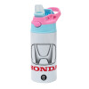 Children's hot water bottle, stainless steel, with safety straw, Pink/BlueCiel (360ml) BPA FREE