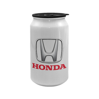 HONDA, Κούπα ταξιδιού μεταλλική με καπάκι (tin-can) 500ml