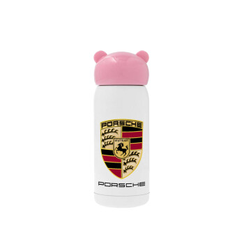 Porsche, Ροζ ανοξείδωτο παγούρι θερμό (Stainless steel), 320ml