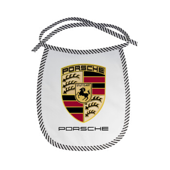 Porsche, Σαλιάρα μωρού αλέκιαστη με κορδόνι Μαύρη