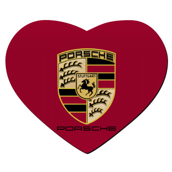 Porsche, Mousepad heart 23x20cm