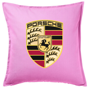 Porsche, Sofa cushion Pink 50x50cm includes filling